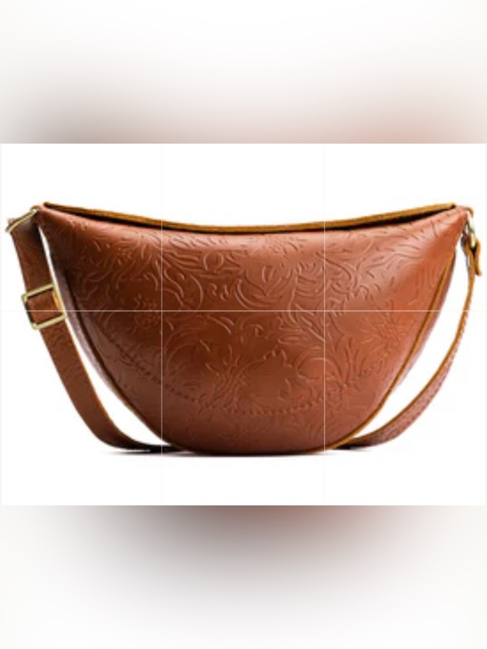 Portland Leather Koala Sling Bag in Meadow Pattern